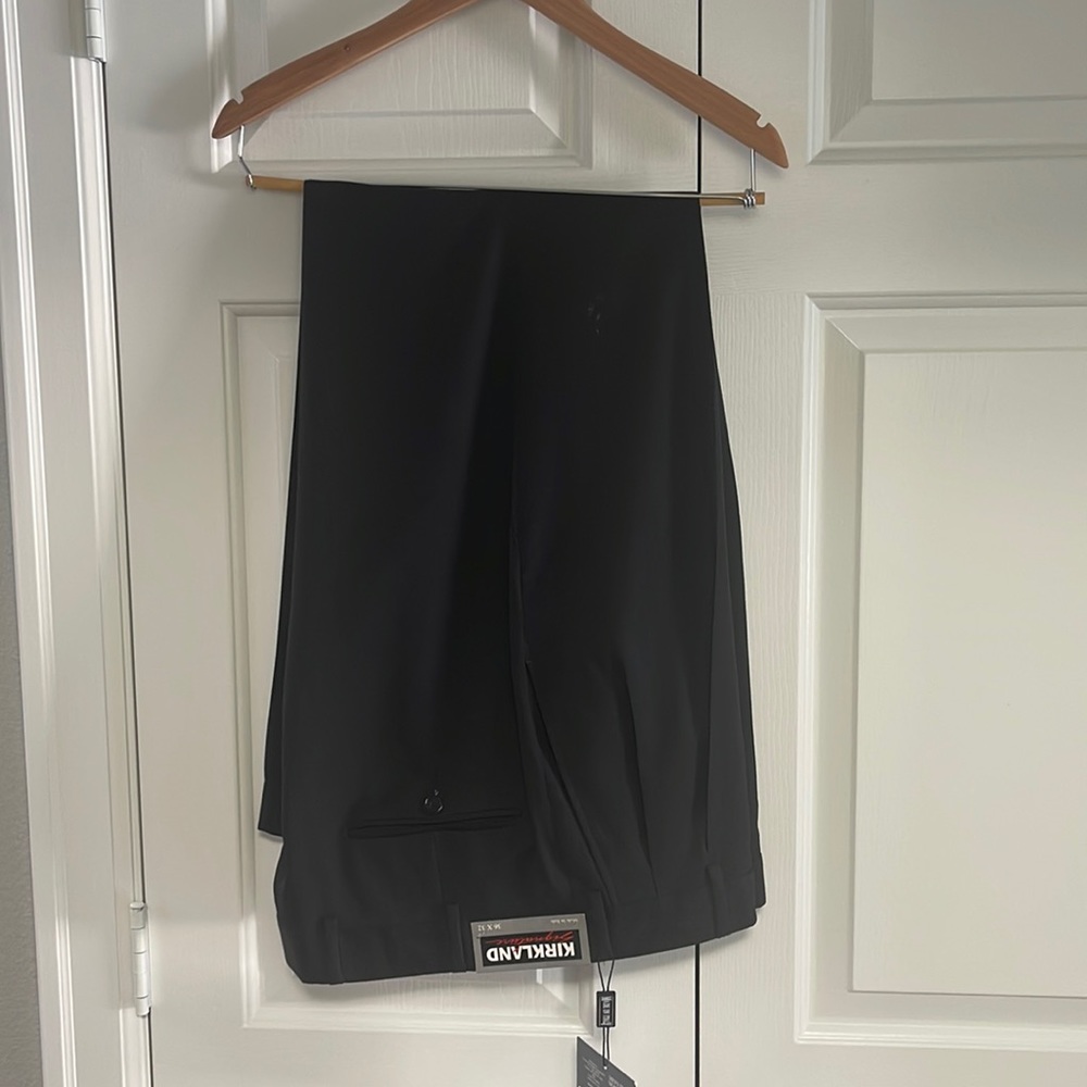 Costco - Kirkland Italian wool slacks. 36x32 pleated and cuff.